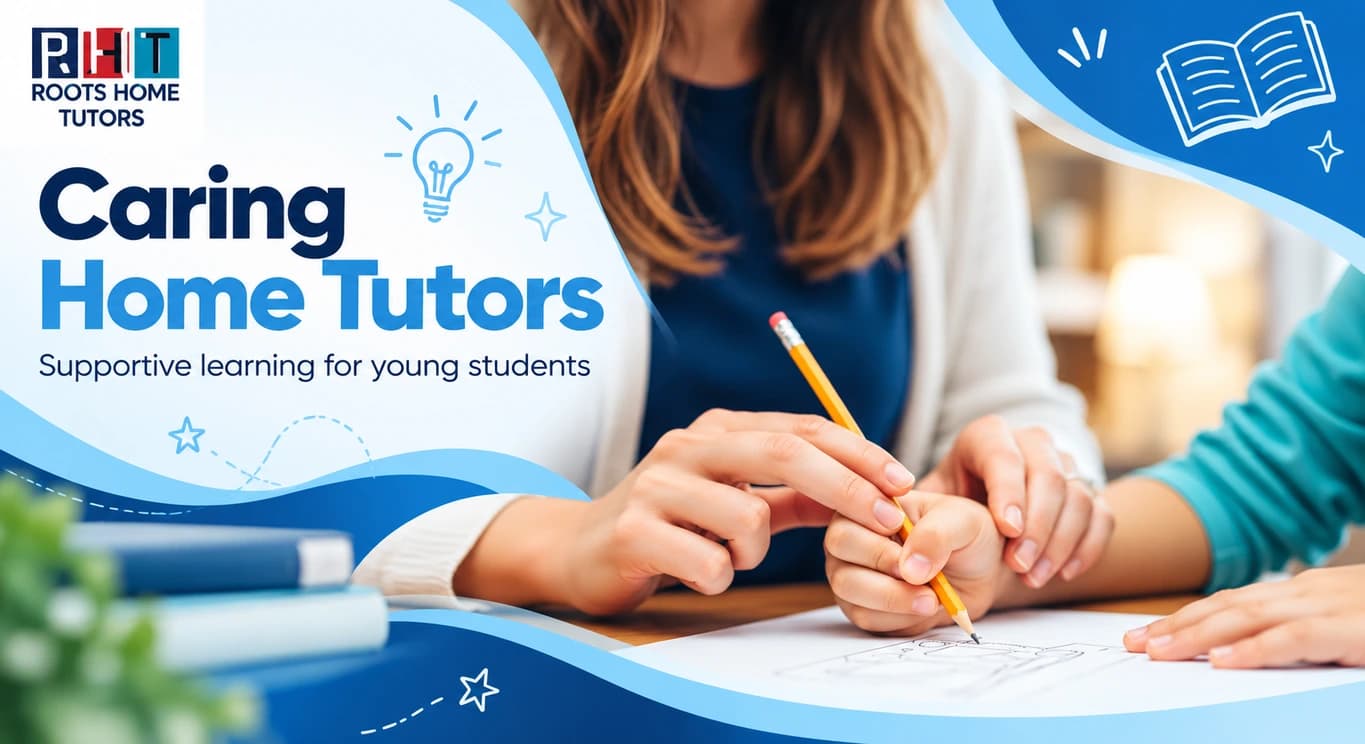 A tutor working one-to-one with a student at a desk