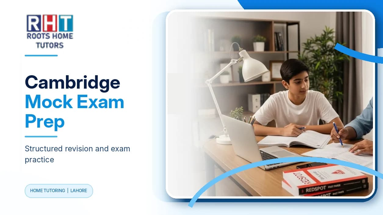 Mock Exam Cambridge 2026 plan