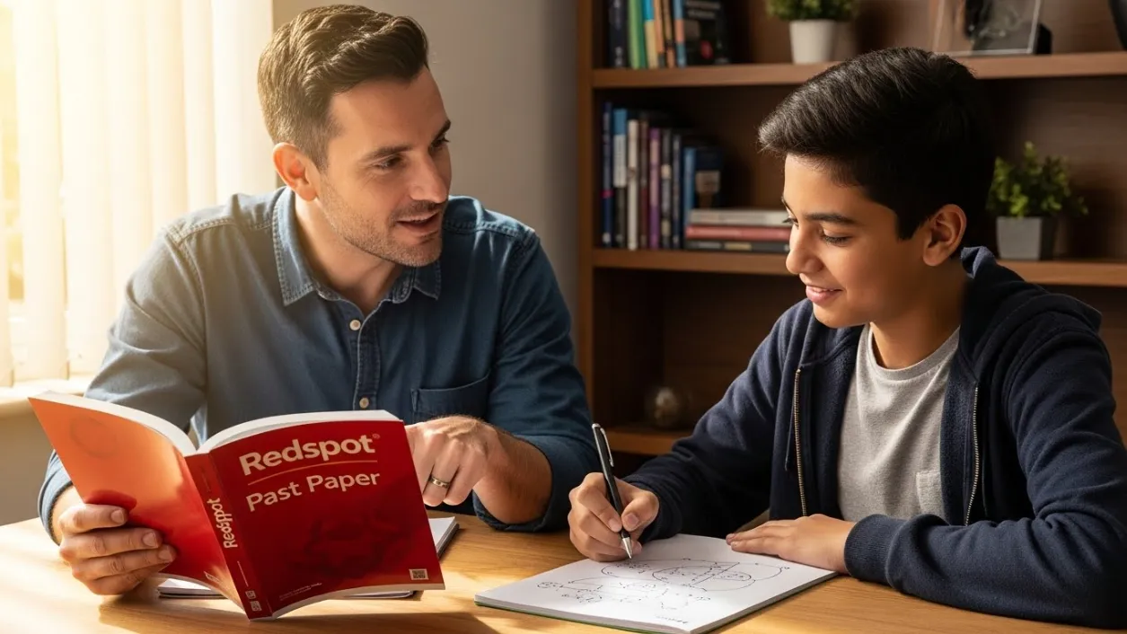 A Roots Home Tutors tutor working one-on-one with a student at home