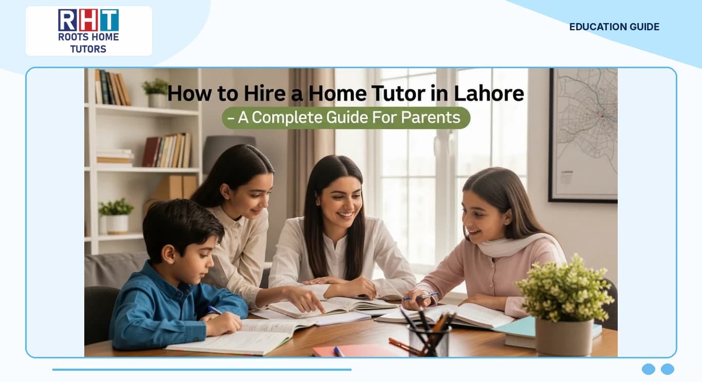 How to Hire a Home Tutor in Lahore – A Complete Guide for Parents