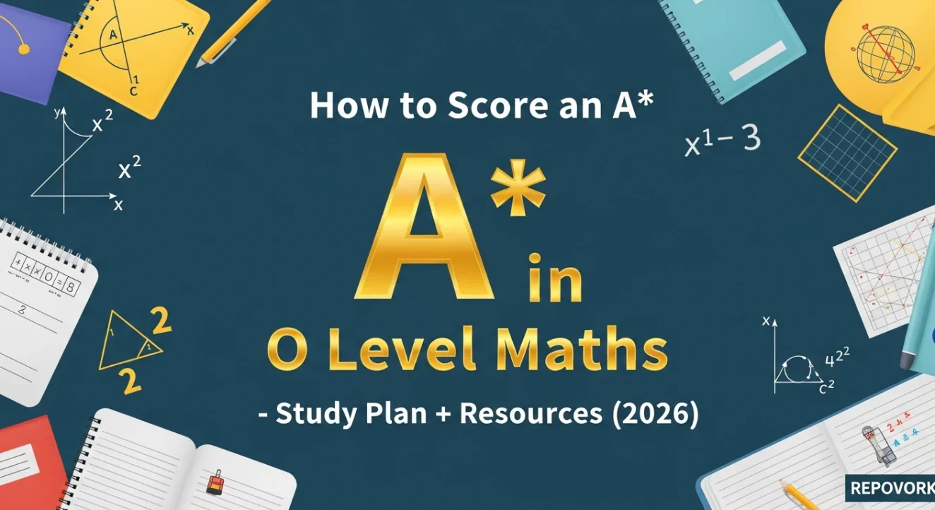 How to Score an A in O Level Maths – Study Plan + Resources (2026
