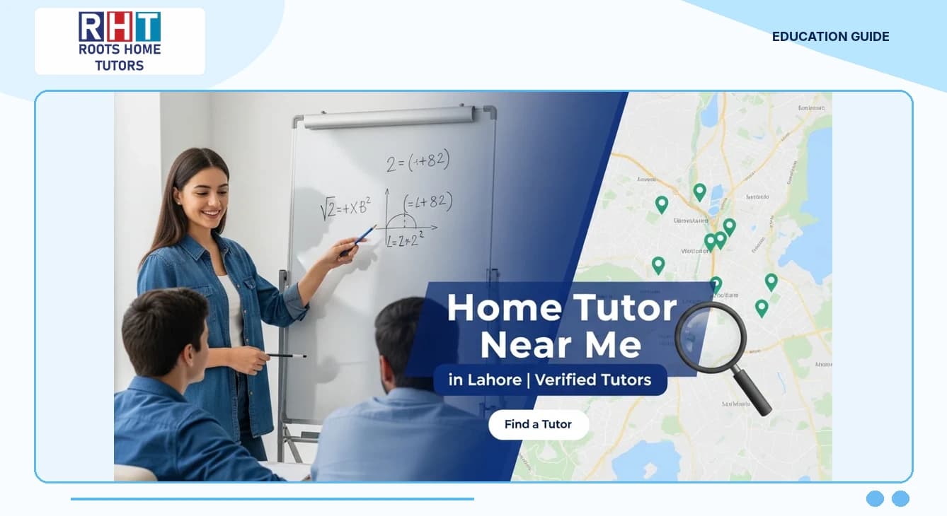 Home Tutor Near Me in Lahore - Verified Tutors -Roots Home Tutors
