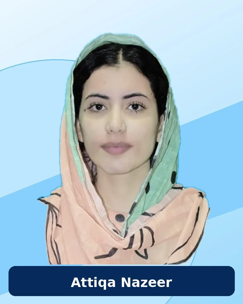 Aattiqa Nazeer, English home tutor in Model Town, Lahore