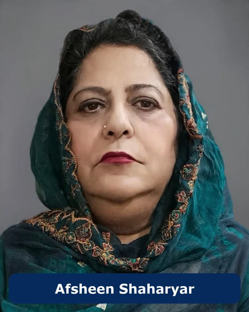 Afsheen Shaharyar, senior urdu tutor for o level and a level in Gulberg, Lahore