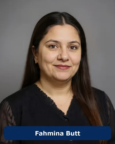 Fahmina Butt, montessori and early-years tutor in Johar Town, Lahore