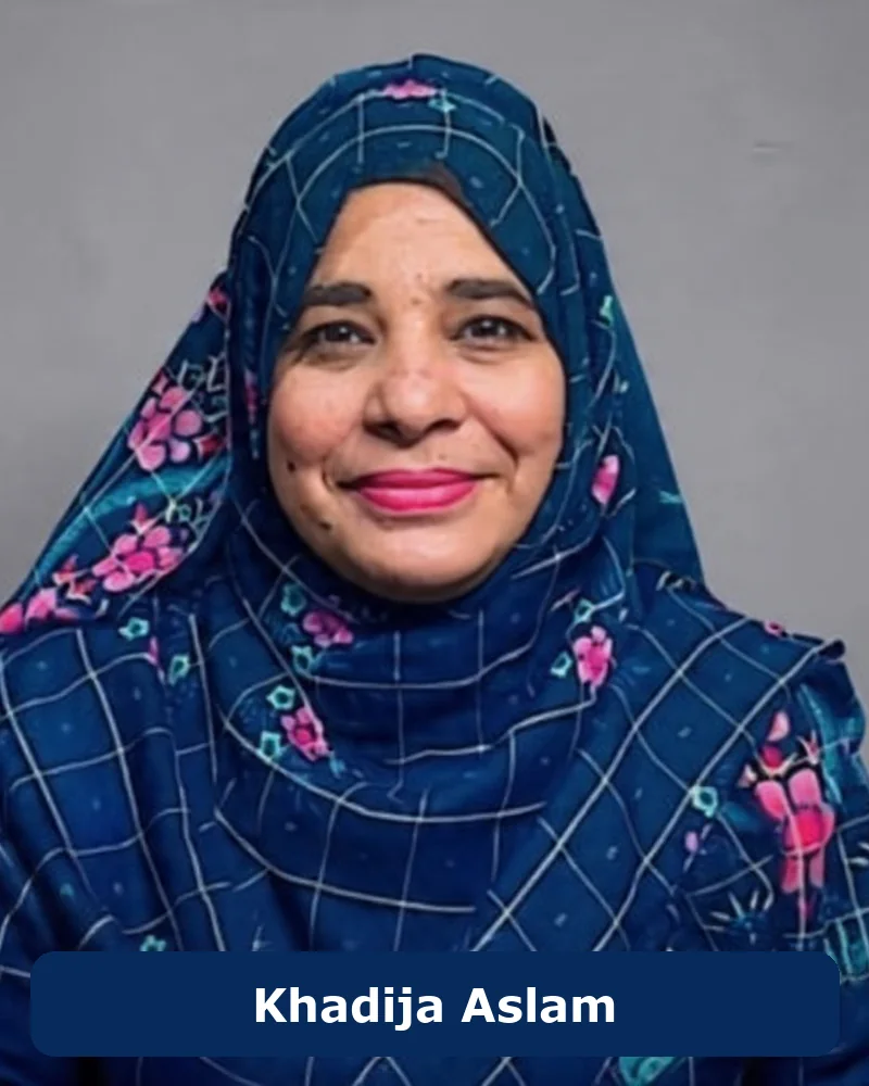 Khadija Aslam, psychology tutor in Al-Faisal Town, Lahore